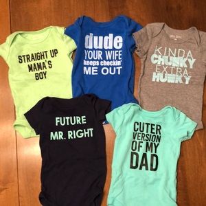 Okie dokie boy onesies